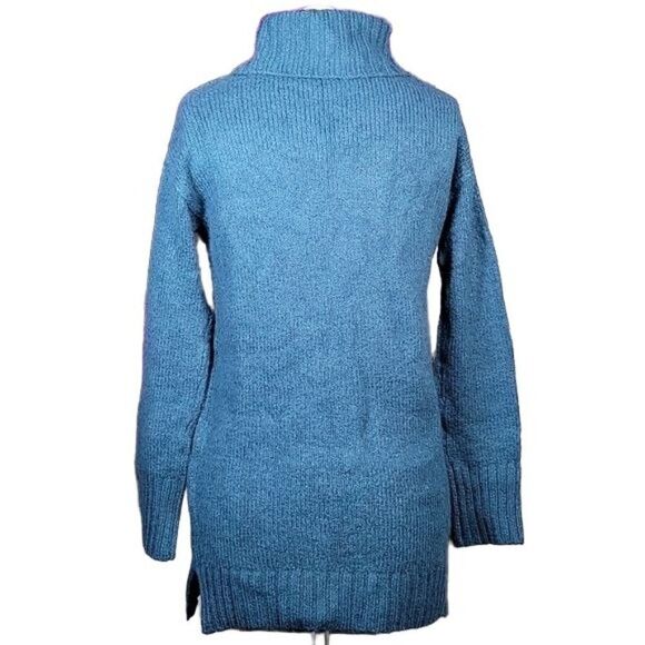 Eddie Bauer Teal Turtleneck Sweater Sz S - Picture 4 of 9